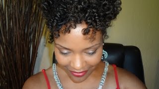 Natural Hair Styles Tutorial  Bangin Bantu Knot Out on Fine Hair 3c [upl. by Florri]