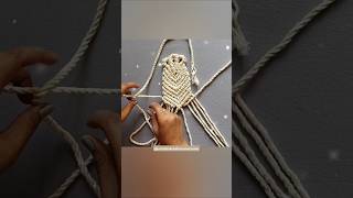 Macrame Rudolph 🦌  macrame animals shorts diyviral [upl. by Bolanger235]