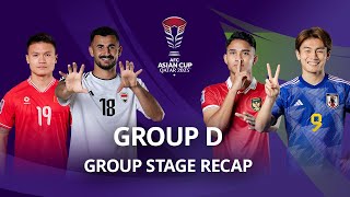 AsianCup2023  Group Stage Recap  Group D [upl. by Adnol]