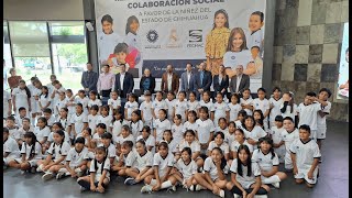 Convenio de colaboración a favor de la niñez de Chihuahua [upl. by Yelrebmyk522]