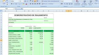 Aula 3  8APRENDA FAZER UM CARTÃO DE PONTO NO EXCEL CALCULANDO HORAS EXTRAS E FERIADOS [upl. by Ahsel]