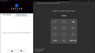 SkyTab POS DoubleTap to Open Tickets [upl. by Herates610]