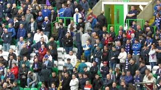 Celtic 5  Rangers 0  Subway Loyal quotMassquot Exodus After 5th Goal  29 0418 [upl. by Weiss916]