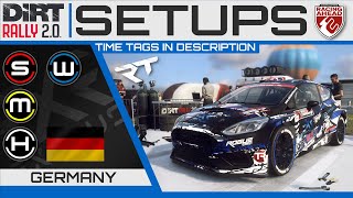 Ford Fiesta R5 MKII 2019  Germany SETUPS  DiRT Rally 20 [upl. by Roman]