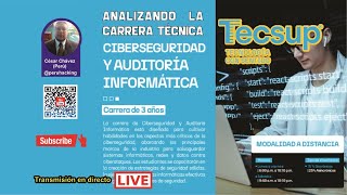 Analizando la Carrera Tecnica de Ciberseguridad y Auditoria Informatica TECSUP [upl. by Lyons927]