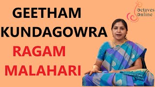 Geetham  KundaGowra  Ragam  Malahari [upl. by Ahsi]