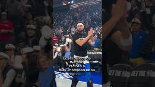 Klay Thompson return to Chase Center nba klaythompson [upl. by Treharne]