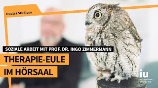 Therapie Eule im Hörsaal  Soziale Arbeit an der IU mit Prof Dr Ingo Zimmermann [upl. by Acima]