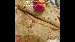 Crêpe salée au Jambon amp Fromage avec du Cidre [upl. by Norrat648]