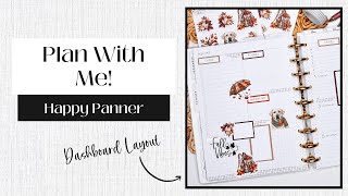 Plan With Me  Happy Planner Dashboard Layout  First Week of October 2024 [upl. by Landes]