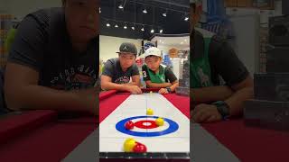 Curling Game Round 1 冰壺挑戰第一回合 周星星睇冰壺 [upl. by Aehs792]