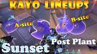 Top 15 Sunset Kayo Post Plant Lineups  Kayo Lineups Sunset  Kayo Sunset Guide [upl. by Novad]