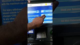 hdfc ATM Cash Withdrawal Process How to Cash Withdrawal At ATM  ATM se Paisa Kaise nikale 🤔 [upl. by Beauregard]