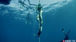 Pushing Freedive Limits in Sweden  Barely Breathing with Annelie Pompe Ep 3 [upl. by Ainecey305]