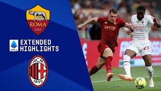 Roma vs AC Milan Extended Highlights  Serie A  CBS Sports Golazo [upl. by Odlabso715]