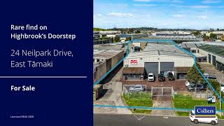 Colliers Property 24 Neilpark Drive East Tāmaki [upl. by Floeter608]