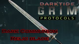 Darktide Grim Protocols  Dark Communion Mission Showcase  Zealot Relic Blade Gameplay  Auric [upl. by Amron]