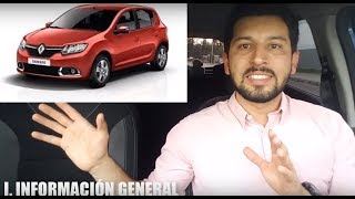 RENAULT SANDERO lo que DEBES SABER EN 5 MINUTOS SERIE LOS MAS VENDIDOS 2018 [upl. by Gnal]