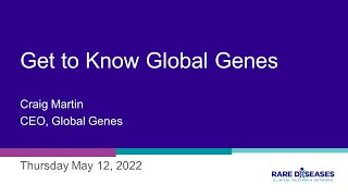 CPAG Webinar Get to Know Global Genes [upl. by Hermy]