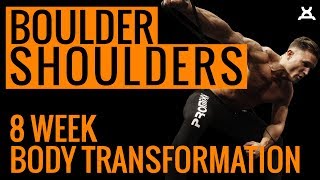 BIG SHOULDERS WORKOUT  8 Week Body Transformation [upl. by Concordia]