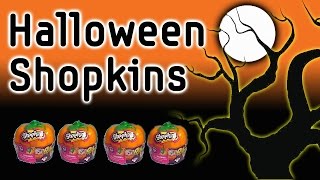 Shopkins Halloween Pumpkin Blind Bags  glow in the dark shopkin videos inspired by cookie swirl c [upl. by Selry]