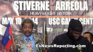 stiverne vs arreola post fight press conference EsNews Boxing [upl. by Hallsy]