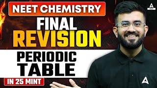 Periodic Table Class 11 One Shot  FINAL REVISION  NEET 2024 Chemistry  Nitesh Devnani [upl. by Felicdad]