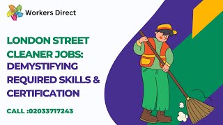 London Street Cleaner Jobs Demystifying Required Skills amp Certifications [upl. by Barsky]