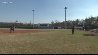 Feature film unDEFILED filming at Macons Luther Williams Field [upl. by Corydon866]