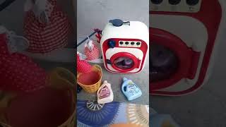 asmr 🌈Mini Washing Machine🌈 miniature miniset satisfyingsounds satisfyingvideos shorts [upl. by Massarelli]