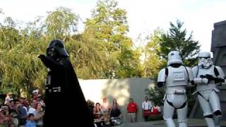 Vader Dances to Hammer You Cant Touch This Dance Star Wars weekends 2009 Disney [upl. by Legin]