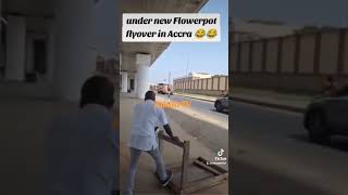 Under the flowerpot flyover in Accra [upl. by Ludlew]