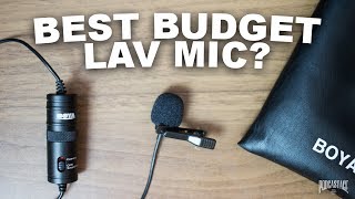 BOYA BYM1 Lavalier Mic Review  Test [upl. by Ayikaz]