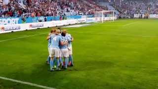 Malmö FF vs Sparta Prag Tor Markus Rosenberg 20 06082014 [upl. by Eelirrem]