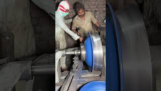 Making Blue Stainless Steel Bowl  metal craft design shorts [upl. by Liauqram]