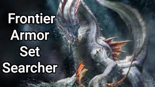 How to Use the Monster Hunter Frontier Armor Set Searcher [upl. by Amabelle]