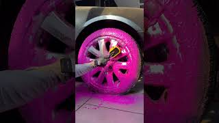 Dirty Satisfying Car Wheel Wash [upl. by Eiramllij]