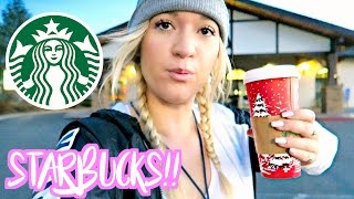 ALISHA MARIES STARBUCKS ORDER Vlogmas Day 13 [upl. by Salangia]