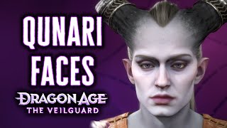 Dragon Age Veilguard Qunari Character Creator  Face Skin amp Body [upl. by Ynnob118]