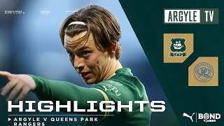 Plymouth Argyle v Queens Park Rangers highlights [upl. by Ahkihs]