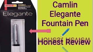 CAMLIN ELEGANTE FOUNTAIN PEN REVIEW [upl. by Akemehc]