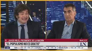 “El que está sucio no quiere ser auditado” Entrevista completa de Milei con Laje en LN [upl. by Corry]