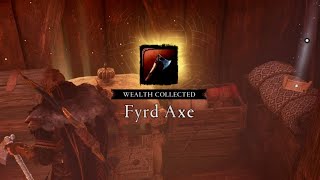 ‘Fyrd Axe’ wealth treasure chest in Forseti’s Rest Assassin’s Creed Valhalla [upl. by Carrick]