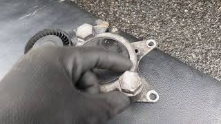 DIY Tutorial Toyota Avensis Auxiliary Belt and Tensioner Replacement Guide [upl. by Noryv]