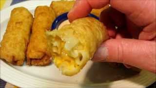 Egg Rolls  Macaroni amp Cheese  Mac amp Cheese Egg Rolls [upl. by Xonk]