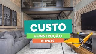 Custo de Construção de Kitnets até 30 m2 Materiais e Mao de obra casa kitnet Construção [upl. by Bouzoun]