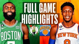 new york knicks highlights  nba highlights boston celtics  boston nba [upl. by Aiksas]