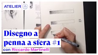 Disegno a penna a sfera  prima parte con Riccardo Martinelli per Lapis Atelier  60 minuti [upl. by Audwin]