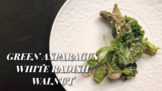 Walnut Oil Dressing Recipe  Green Asparagus Salad [upl. by Chen]