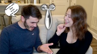 HUSBAND GUESSES FEMALE PRODUCTS HILARIOUS [upl. by Dnilazor]